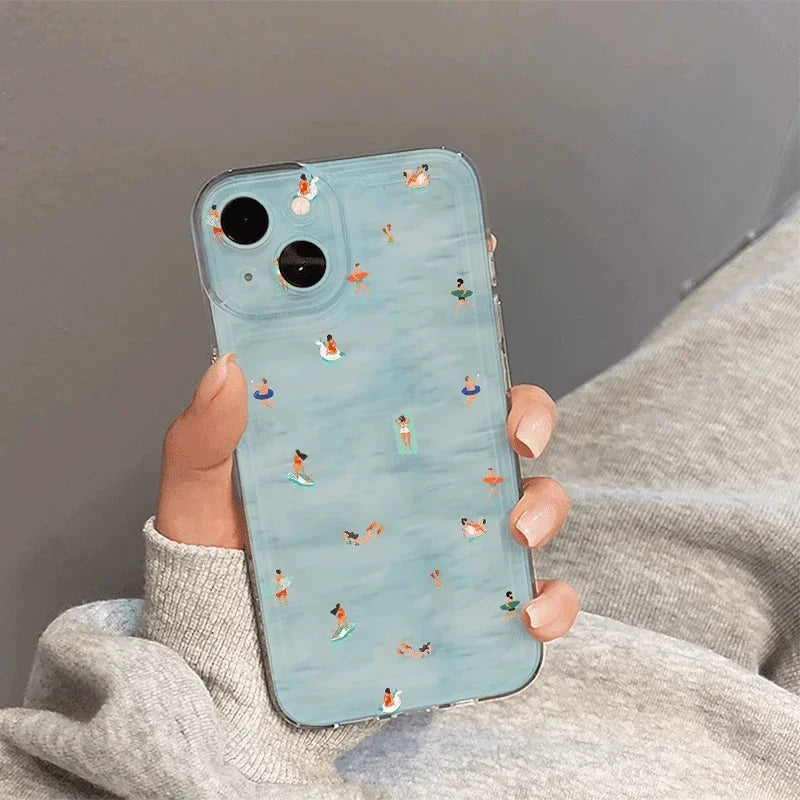 Summer Pool Samsung Galaxy S22–S26 Phone Case | Cartoon Cover Phone Case Cover PLUSH