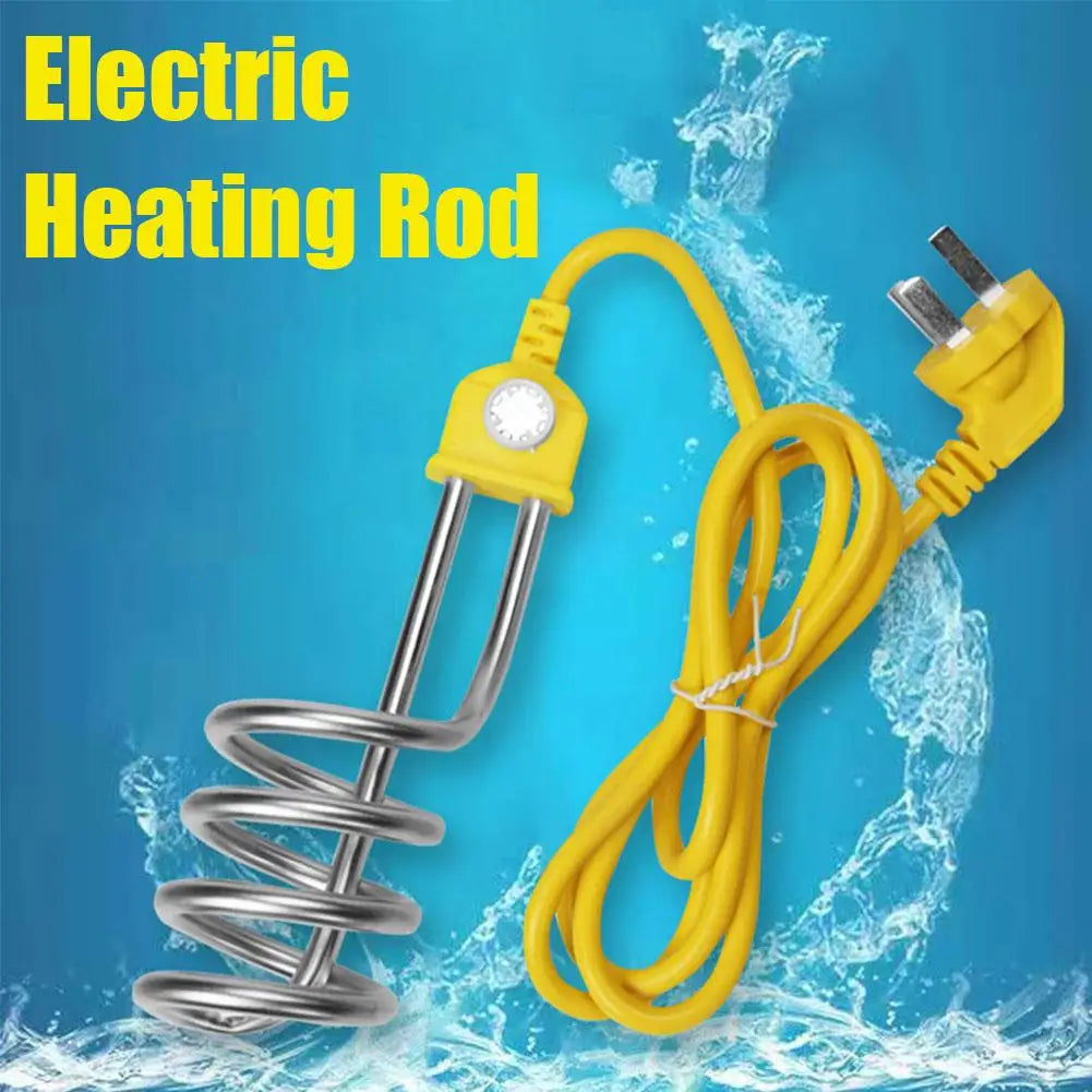 Mini 600W Portable Electric Water Heater Rod – Travel & Dorm Immersion Water Heater PLUSH