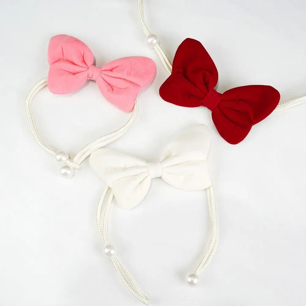 Velvet Bowknot Curtain Tiebacks – Handcrafted Window Decor 2Pcs Curtain Tiebacks PLUSH