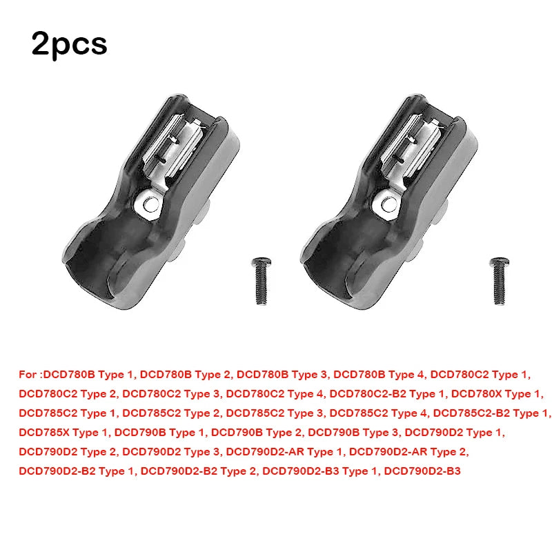 Spring Kit Belt Clip & Bit Holder for DeWalt 20V MAX Tools Power Tool Accessory PLUSH 2pcs screw holder China Mainland