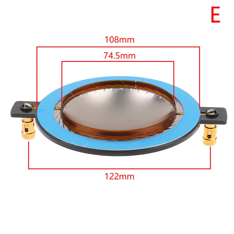 Titanium Tweeter Voice Coil Diaphragm – DIY Speaker Repair Speaker Repair Part PLUSH 74.5mm