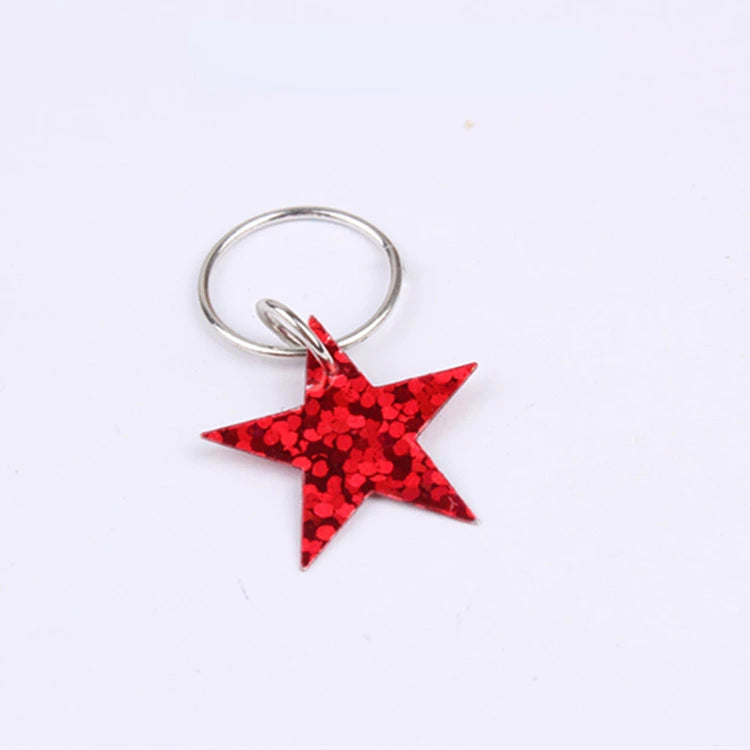 20pcs Butterfly Star Hair Braid Beads – Dreadlock Cuff Rings Hair Braid Beads PLUSH No.11 20pcs