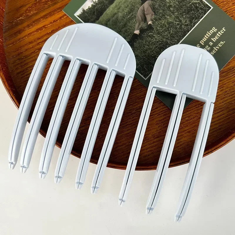 Volumizing Hair Root Clips – Curling Bangs & Fluffy Volume Hair Volume Clips PLUSH Blue 2pcs XXS
