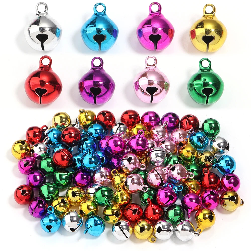 Metal Jingle Bells Christmas Ornaments 10-50pcs – DIY Crafts Christmas Craft Bells PLUSH
