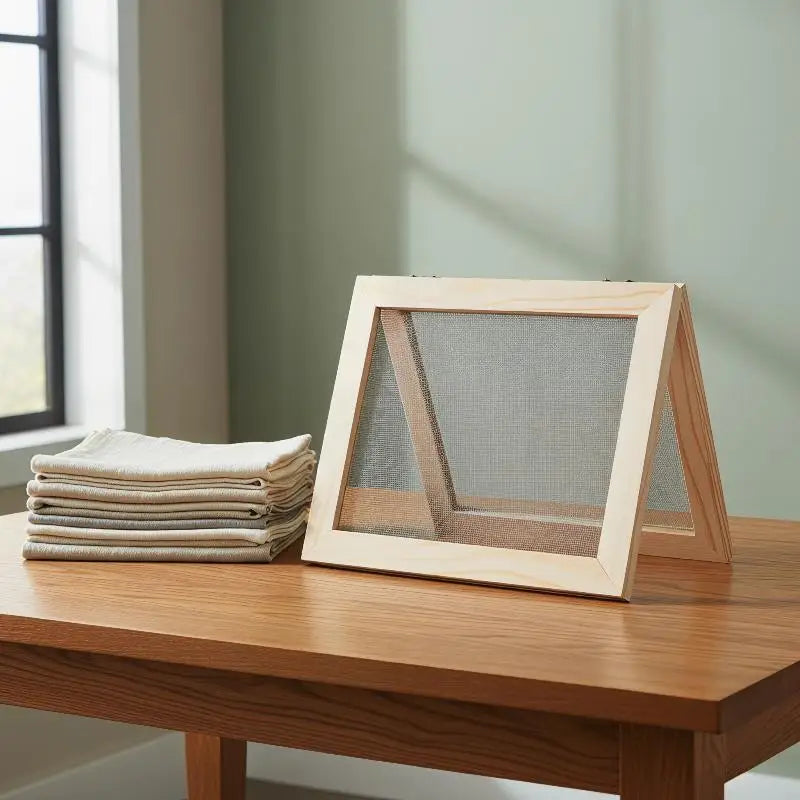DIY Wooden Paper Making Frame & Screen Mould – Multi-Size Papermaking Mould Frame PLUSH