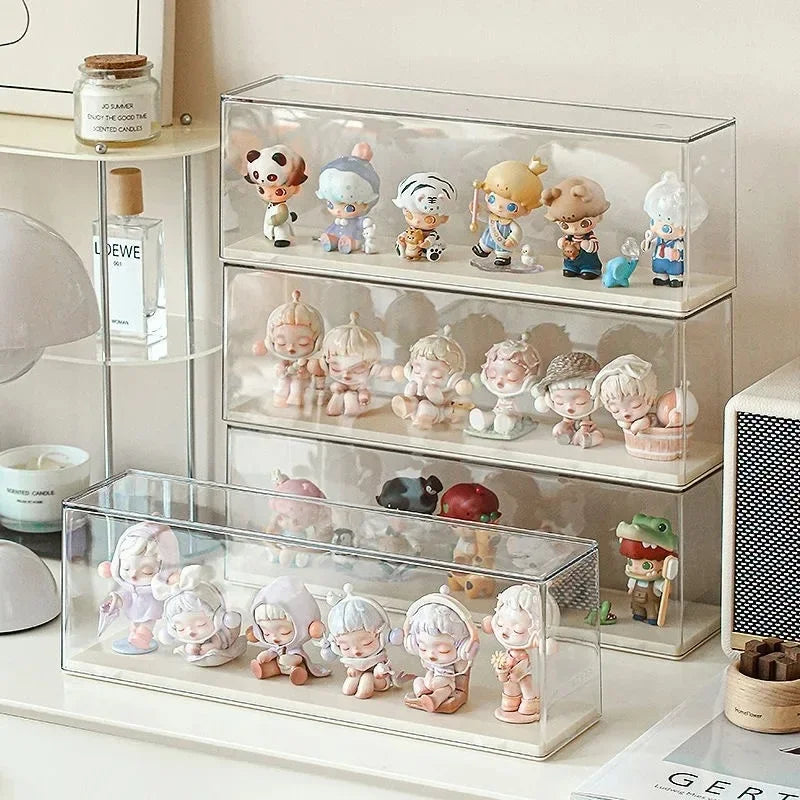 6-Tier Stackable Acrylic Display Case for Blind Box & Figures Collectible Display Case PLUSH