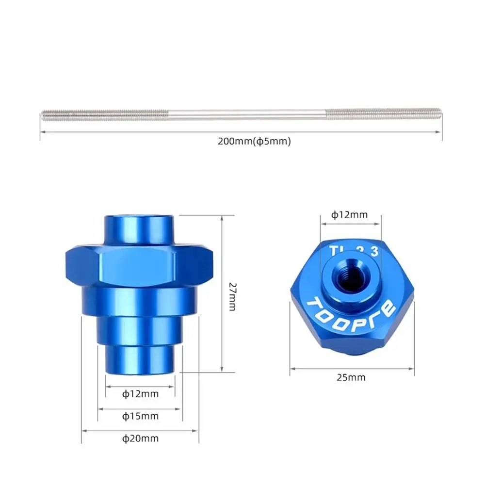 Bike Thru Axle Adapter 12/15/20mm Wheel Truing Stand Hub Tool Bike Hub Adapter PLUSH