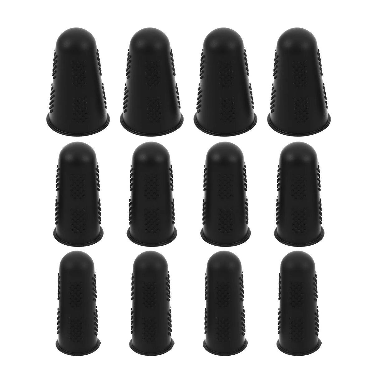 12pcs Silicone Finger Protectors – Heat Resistant Non-Slip Caps Silicone Finger Guards PLUSH