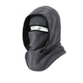 Double Layer Balaclava Ski Mask – Thermal Windproof Cap Balaclava Ski Mask PLUSH Dark Grey