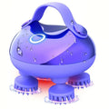 Rechargeable Electric Scalp Massager – Handheld & Portable Electric Scalp Massager PLUSH Purple USB Type-C