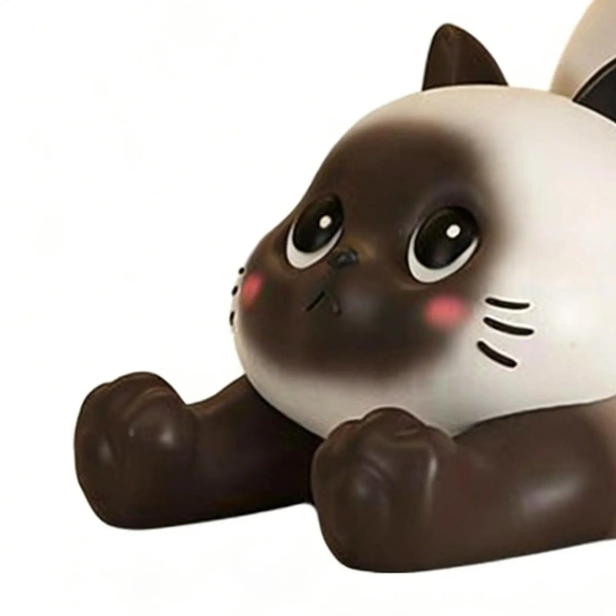 Siamese Cat Resin Key & Trinket Holder | Decorative Desk Organizer Decorative Trinket Dish PLUSH