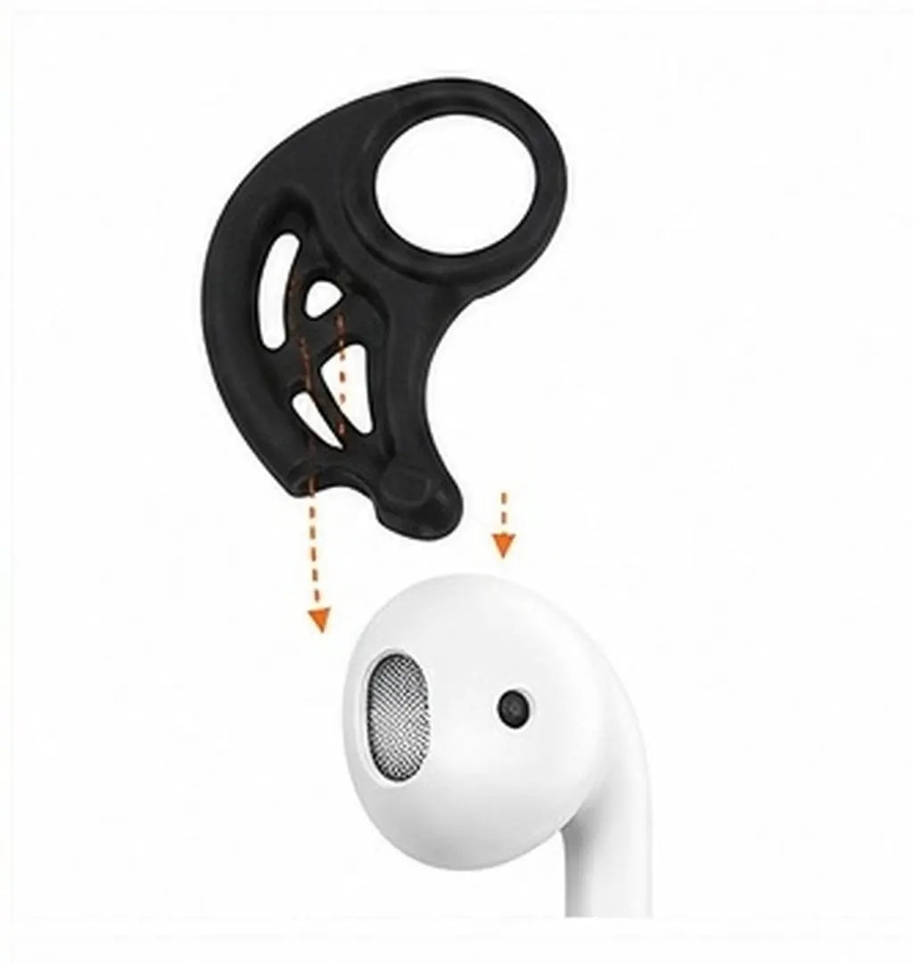 10 Pairs Silicone Ear Hooks for Earphones – Anti-Slip Sport Earphone Ear Hooks PLUSH Default Title