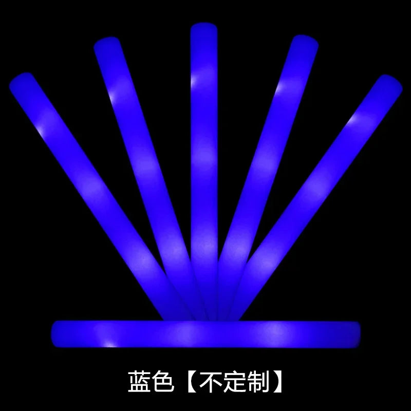Colorful LED Glow Wands Flash Sticks for Parties & Events Party Glow Wand PLUSH Blue 1PC