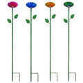 4-Piece Metal Bee Watering Station & Butterfly Bath Garden Set Garden Pollinator Feeder PLUSH 4Pcs