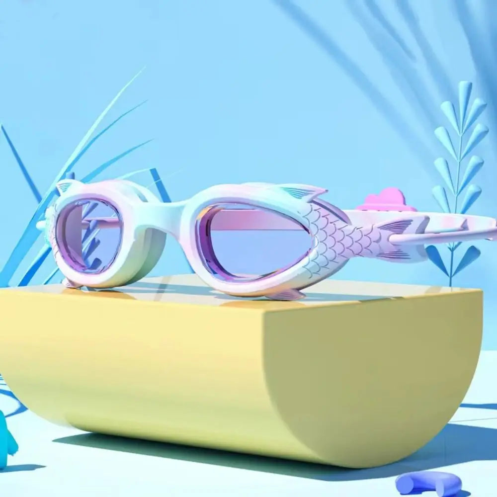 Kids Anti-Fog Swimming Goggles – HD Clear Waterproof Silicone Kids Swimming Goggles PLUSH