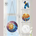 Acrylic Puzzle Suncatcher – Round Rainbow Window Light Catcher Window Suncatcher PLUSH 01
