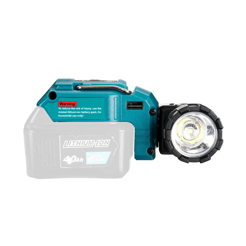 ZUIDID LED Work Light for Makita 10.8V 12V Battery | Spotlight Cordless Work Light PLUSH