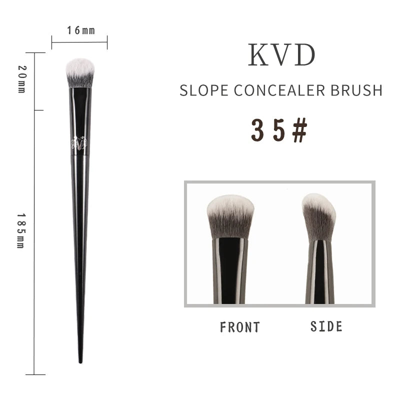 Kat Von D Makeup Brush – Foundation, Blush & Eyeshadow KVD Makeup Brush PLUSH 35 China Mainland