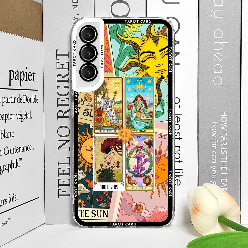 Witch Tarot Card Phone Case – Samsung Galaxy S22–S26 Series Phone Case PLUSH