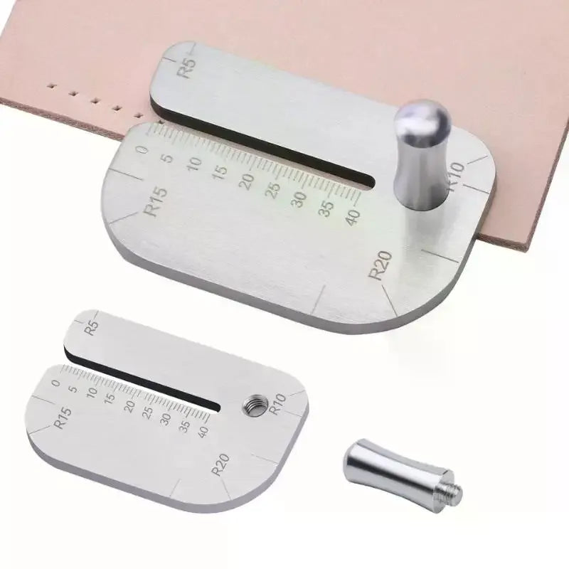 Leather Stitching Punch Aid Plate – Stainless Steel Tool Leather Punch Tool PLUSH