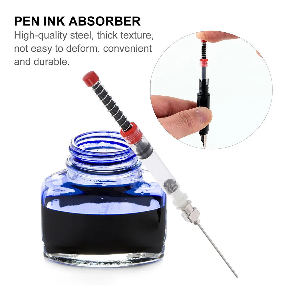 6-Pack Fountain Pen Ink Converter Filling Tool for 2.6mm Pens Pen Ink Converter Tool PLUSH