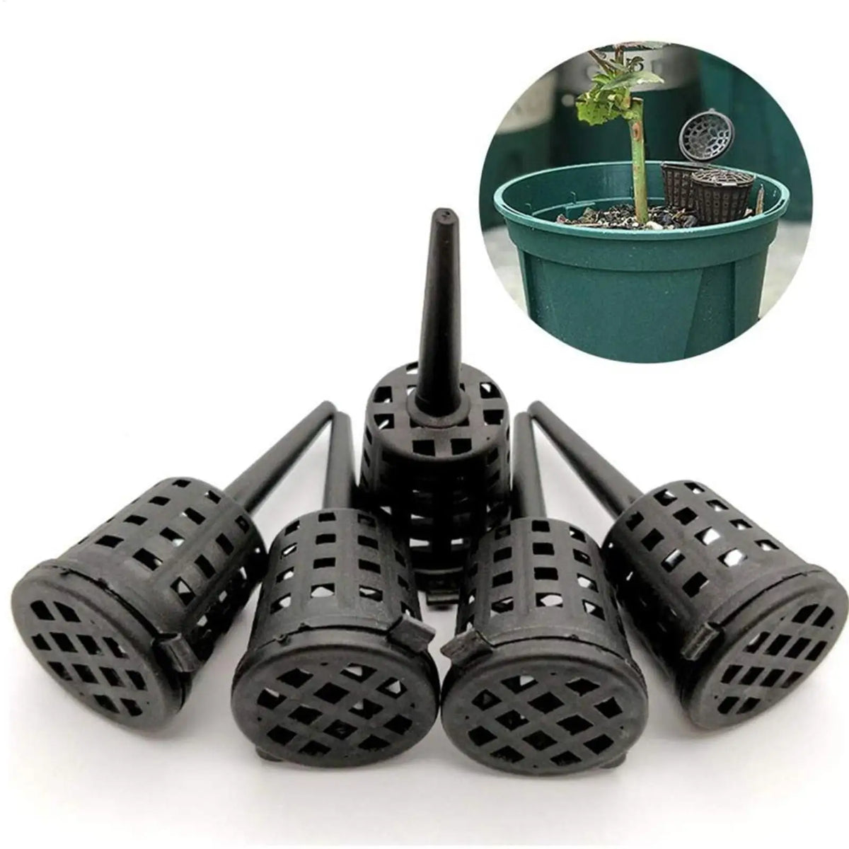 10pcs Slow Release Fertilizer Mesh Baskets for Bonsai & Pots Fertilizer Mesh Basket PLUSH