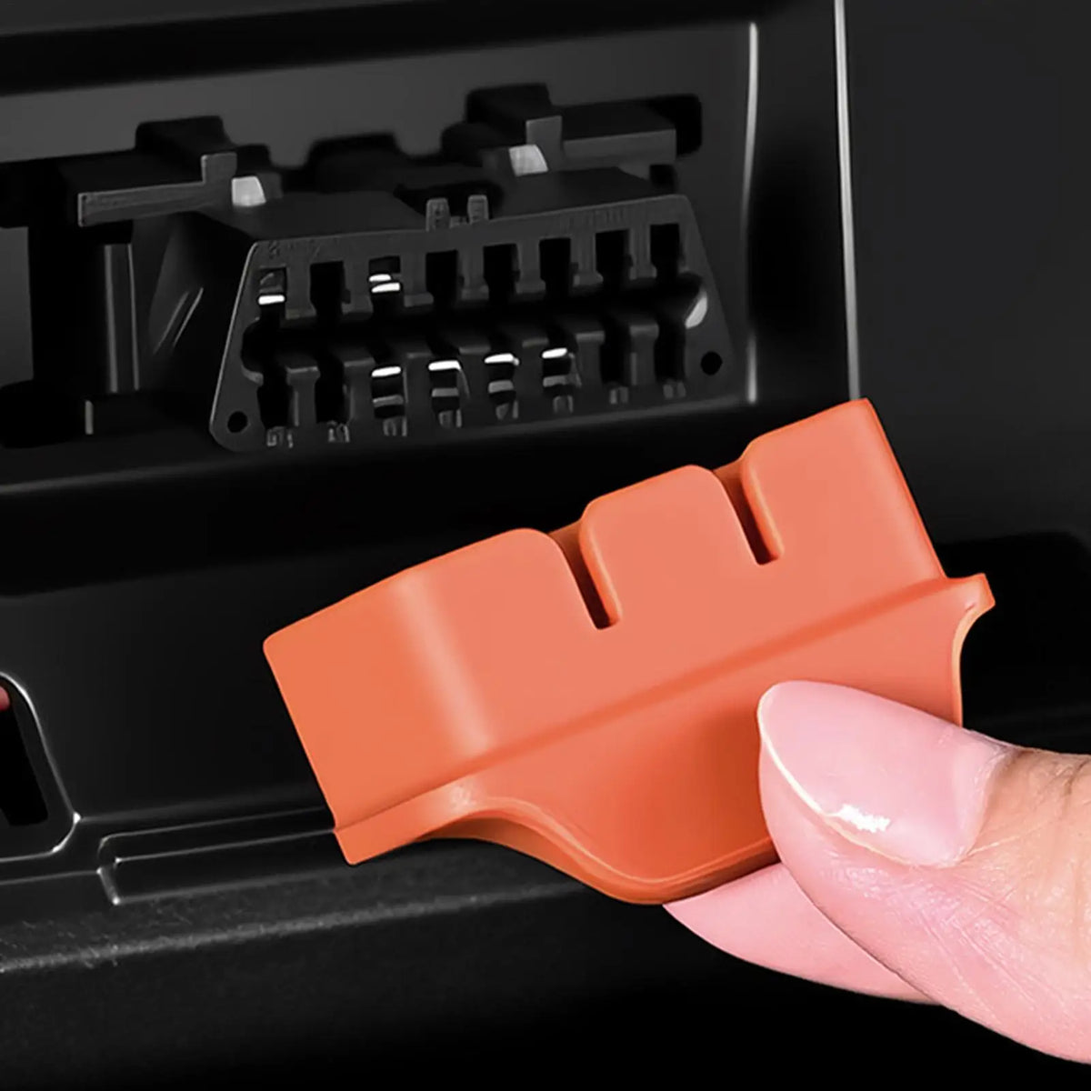 Silicone OBD Port Dust Cover | Waterproof Car Port Protector OBD Port Protector PLUSH
