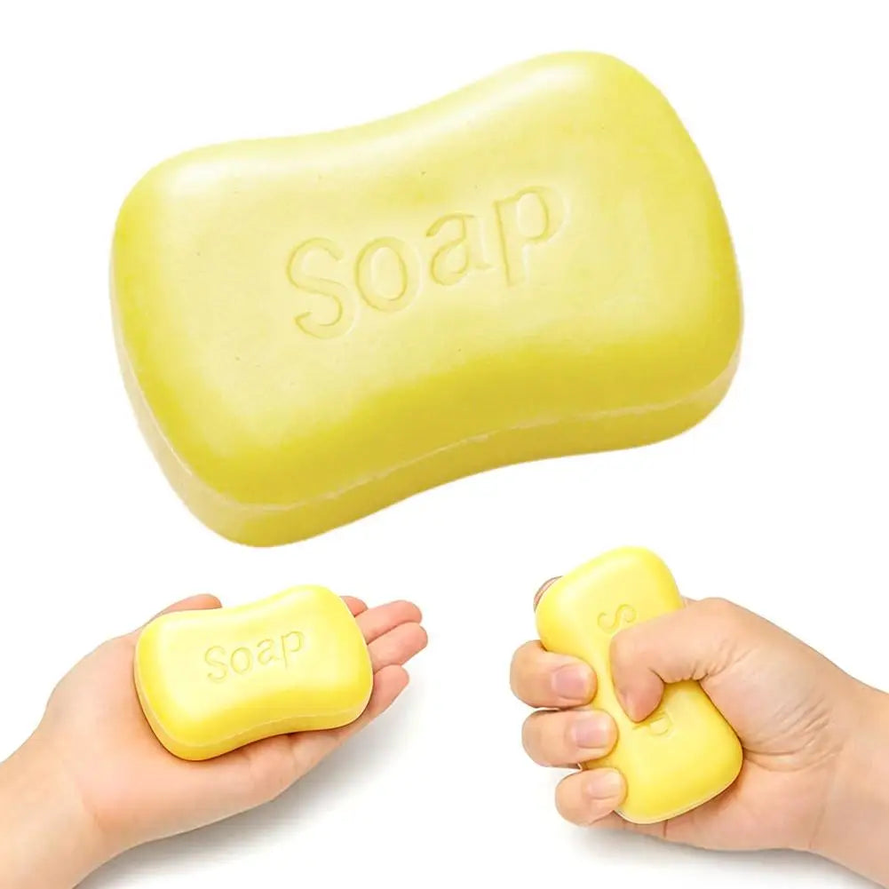 Slow Rebound PU Soap Squeeze Toy – Desk Fidget for Students Squishy Fidget Toy PLUSH Yellow