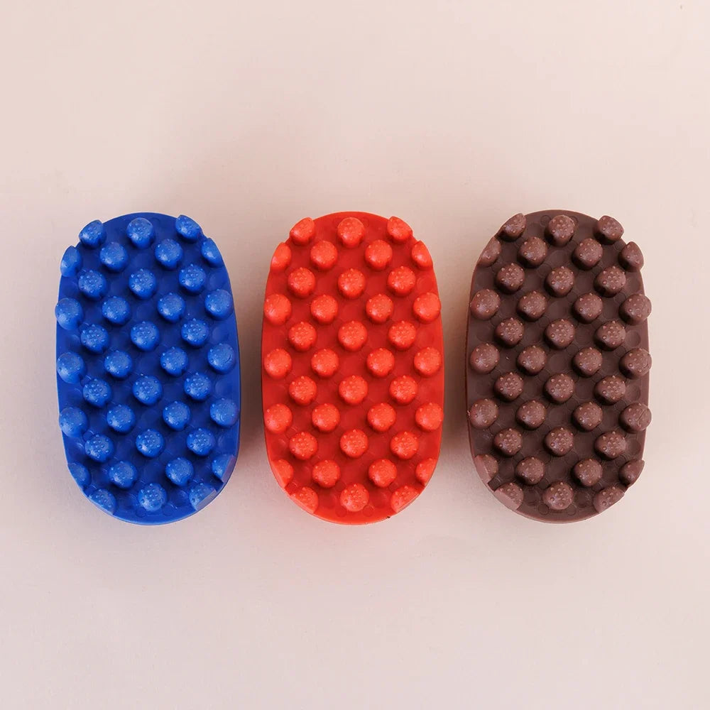 Silicone Magic Twist Hair Brush | Mini Curly Hair Comb 4 Colors Curly Hair Brush PLUSH