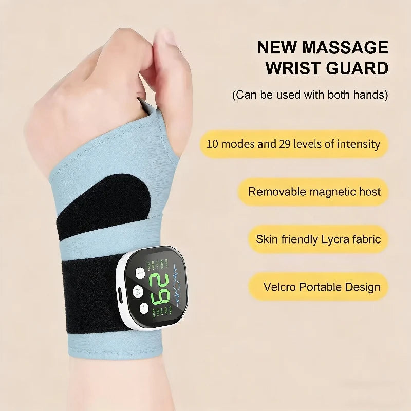 CAMMUO Electric Heating Wrist Massager | 5-Level Heat & Vibration Wrist Massager PLUSH