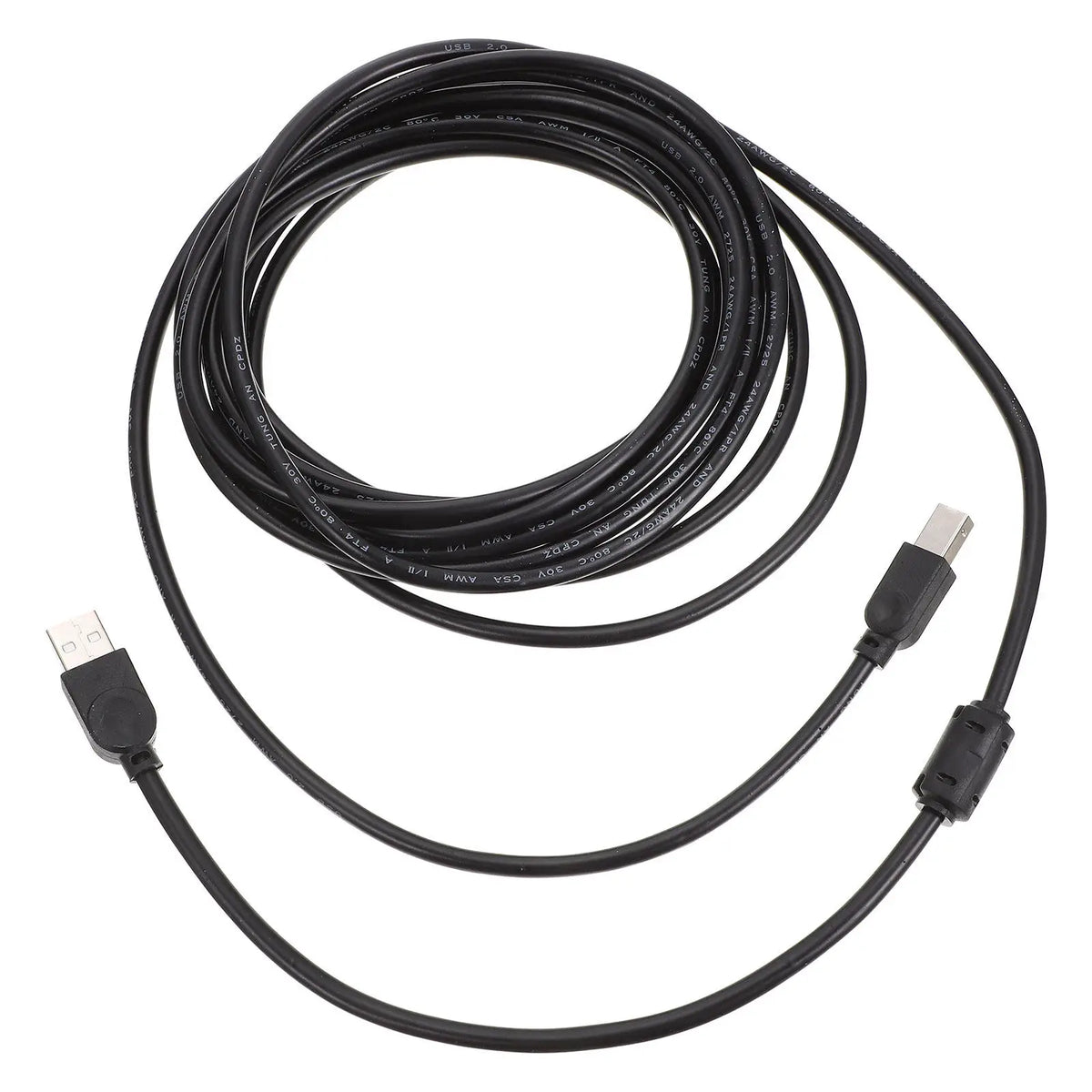 Foxnovo USB Printer Cable Copper Core – No Driver, 5M USB Printer Cable PLUSH