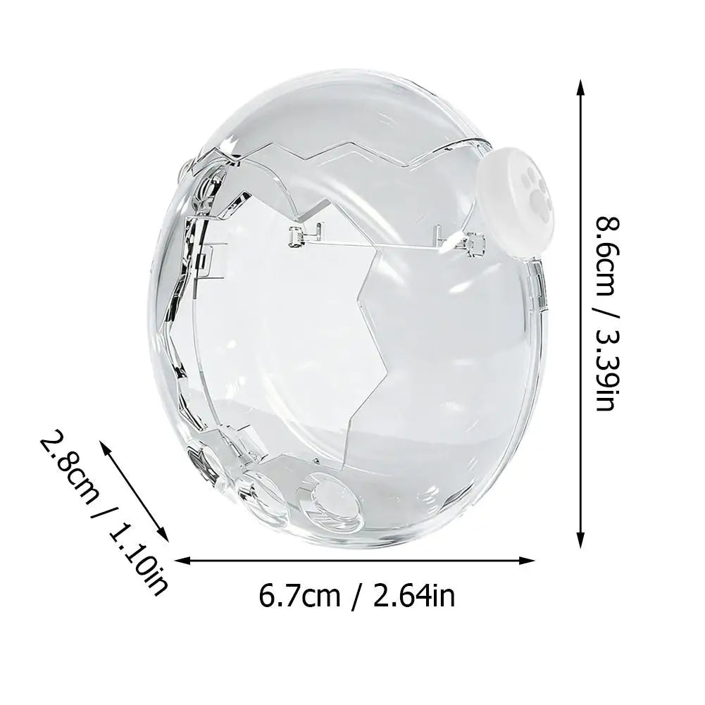 Tamagotchi Paradise Clear Protective Case with Button Caps Virtual Pet Accessory PLUSH