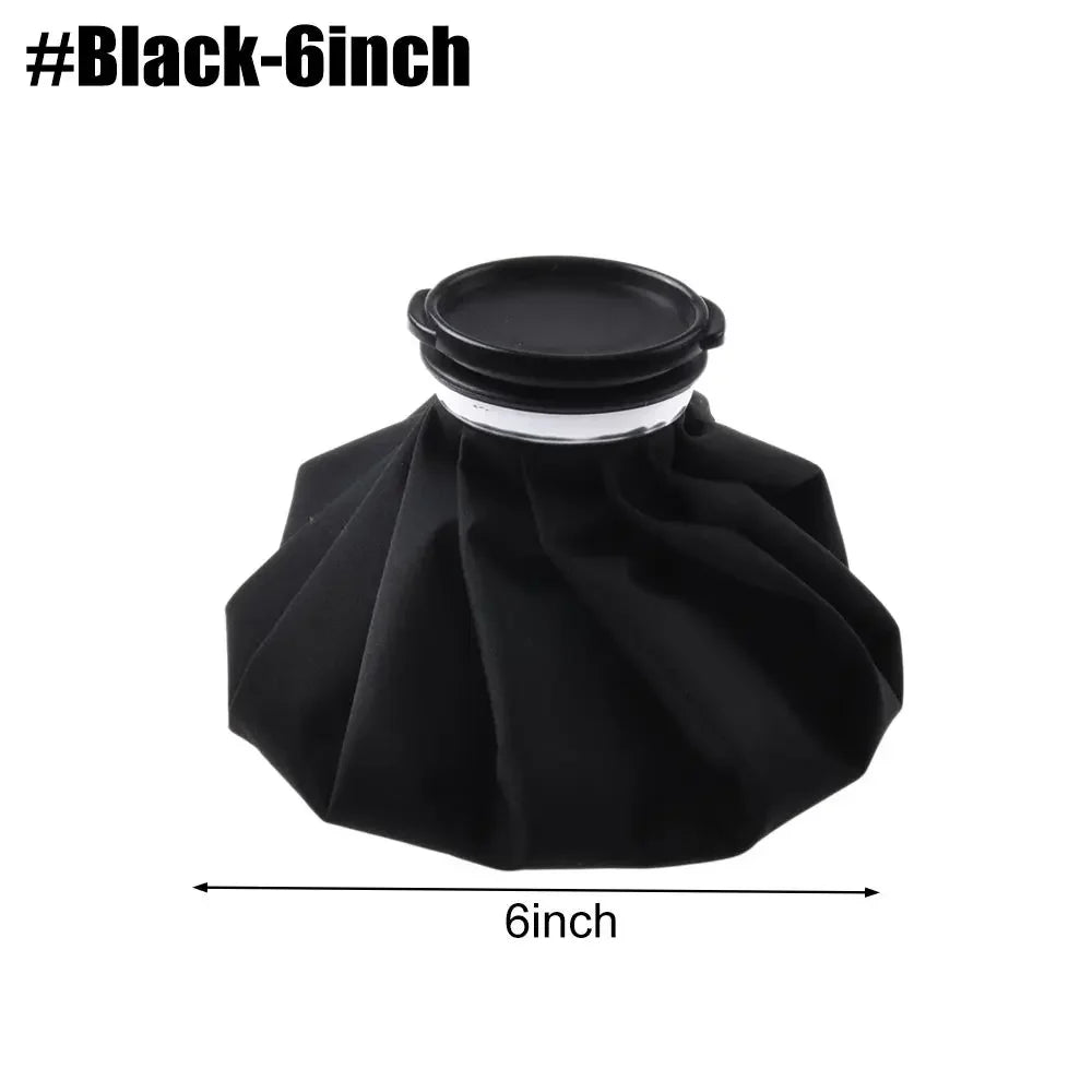Reusable Ice & Hot Therapy Bag – 3 Sizes | Cold Compress Ice & Hot Therapy Bag PLUSH black-6 inch