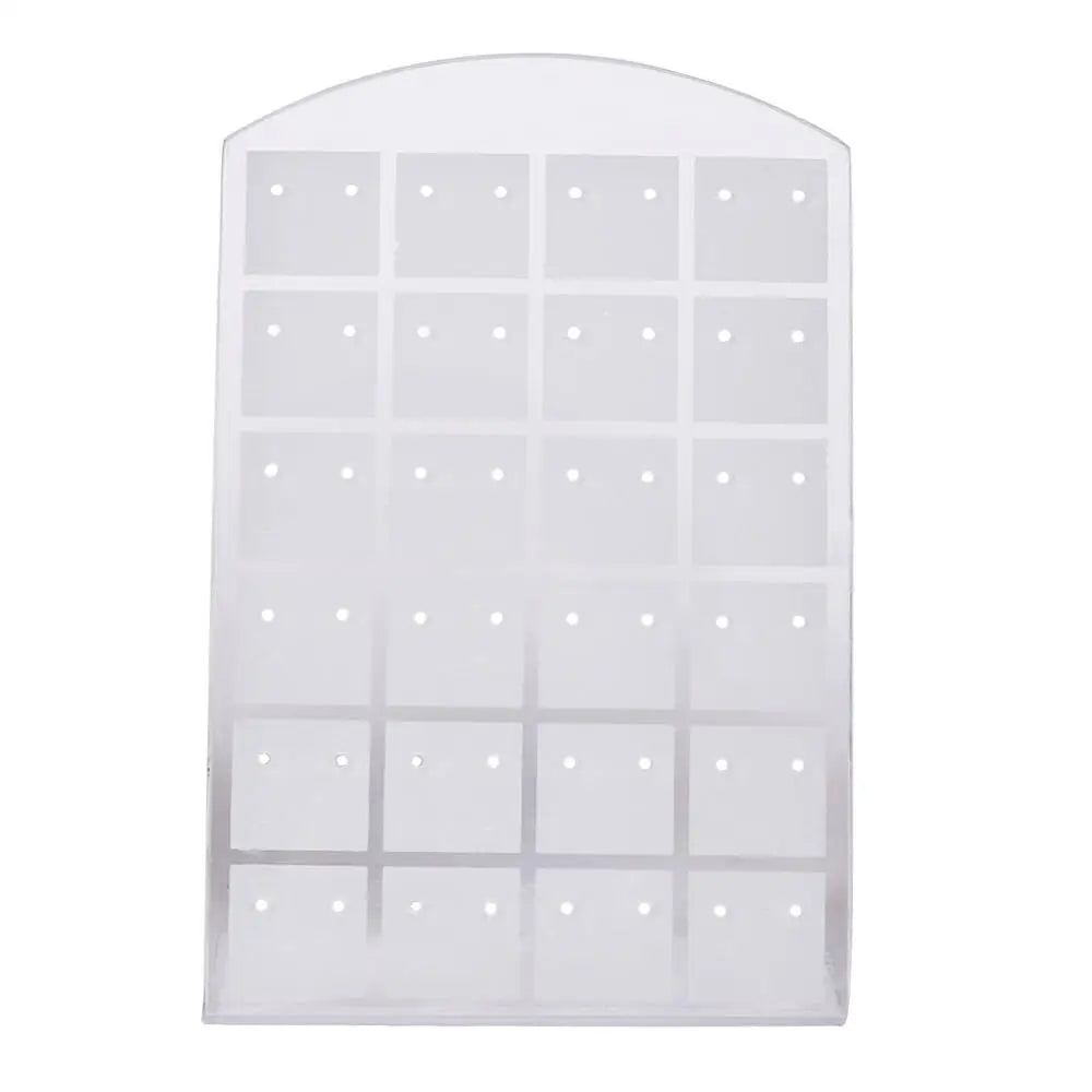 24 Pair Earring Display Stand – Plastic Jewelry Rack Holder Earring Display Stand PLUSH