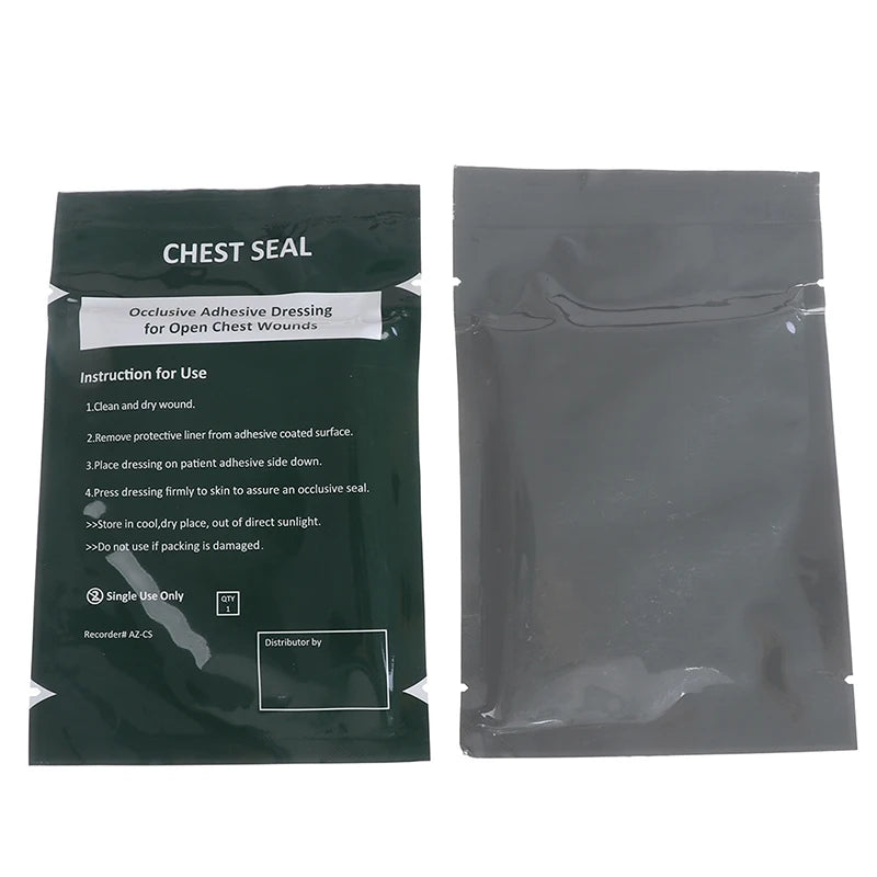 Vented Chest Seal – Medical Hydrogel Adhesive, Latex-Free Medical Chest Seal PLUSH