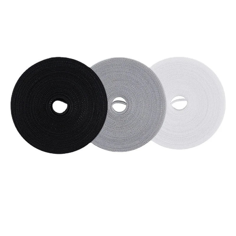 Reusable Nylon Cable Ties – Desktop Wire Management Straps Cable Management Ties PLUSH
