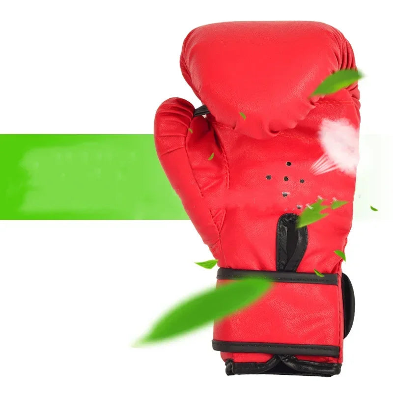 Kids PU Leather Boxing Gloves – Kickboxing Training Gloves Kids Boxing Gloves PLUSH