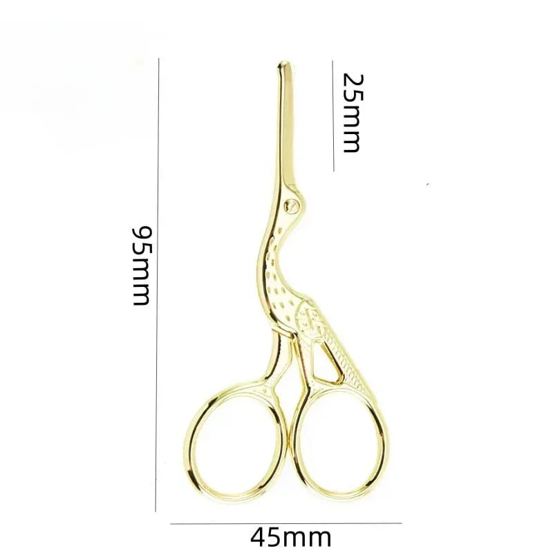 Round Tip Grooming Scissors – Nose, Eyebrow & Beard Trimmer Grooming Scissors PLUSH Gold