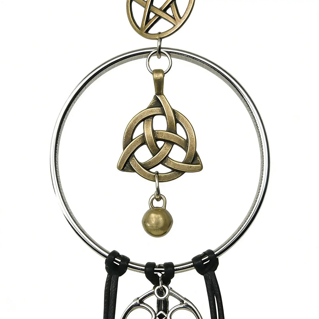Witch Bells Door Knob Wind Chime – Vintage Hanging Ornament Decorative Wind Chime PLUSH