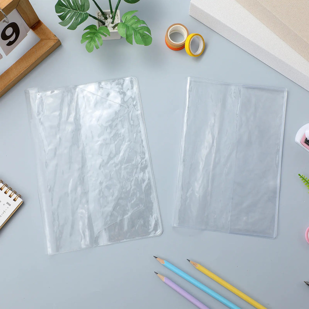 A5 Clear Notebook Cover – Waterproof Protective Sleeve Set Notebook Cover PLUSH Default Title