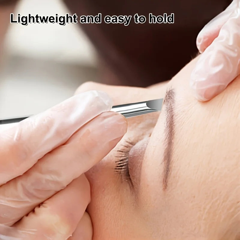 Stainless Steel Slant Tweezers – Eyebrow & Lash Precision Tool Precision Tweezers PLUSH