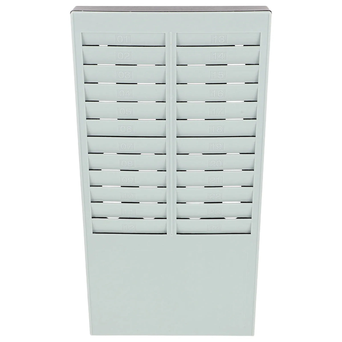 Wall Mounted Time Card Holder – Multi-Pocket Attendance Rack Card Rack Organizer PLUSH