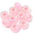 14mm UV Plated Abacus Acrylic Spacer Beads 10pcs – DIY Jewelry Acrylic Spacer Beads PLUSH pink
