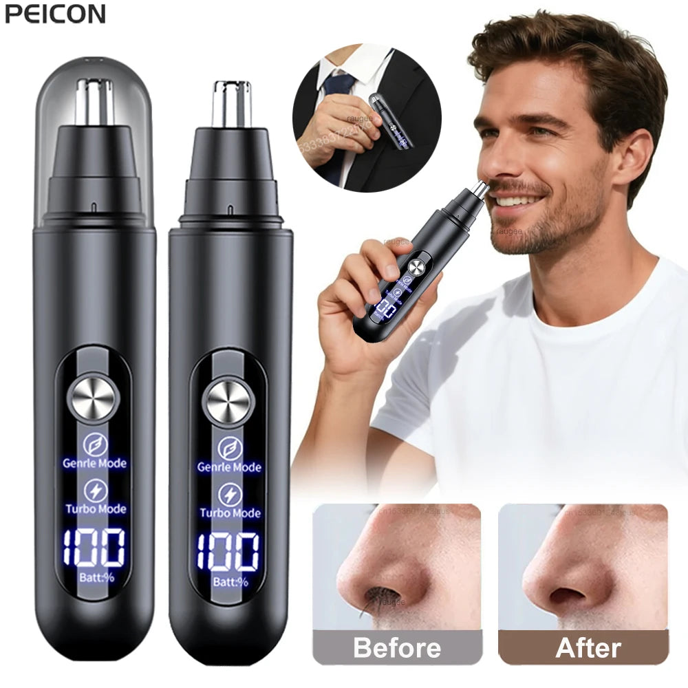 Raugee USB Rechargeable Electric Nose & Ear Hair Trimmer Electric Hair Trimmer PLUSH
