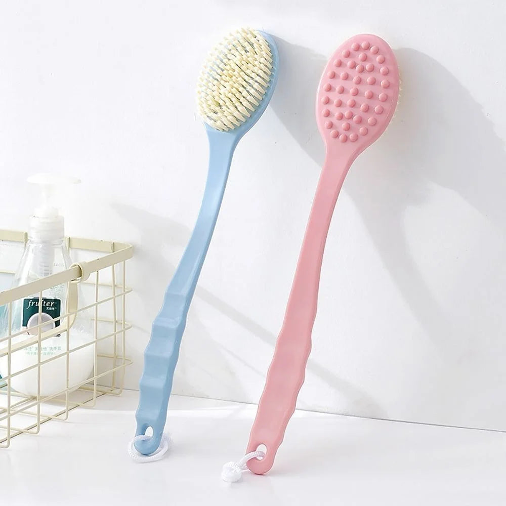 Long Handle Bath Brush – Soft Body Scrubber & Exfoliator Bath Scrub Brush PLUSH
