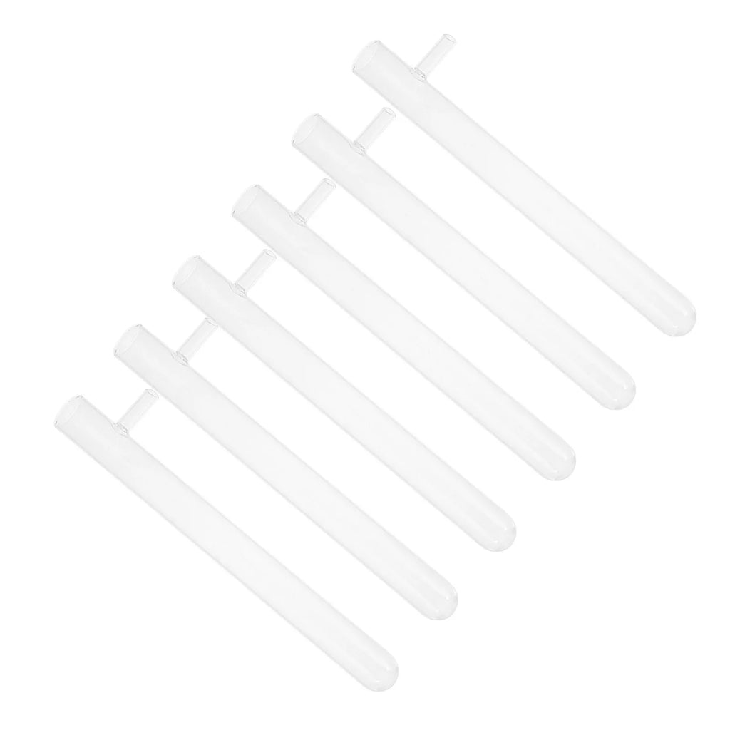 6pcs Borosilicate Glass Side Arm Test Tubes | Lab Glassware Lab Test Tubes PLUSH