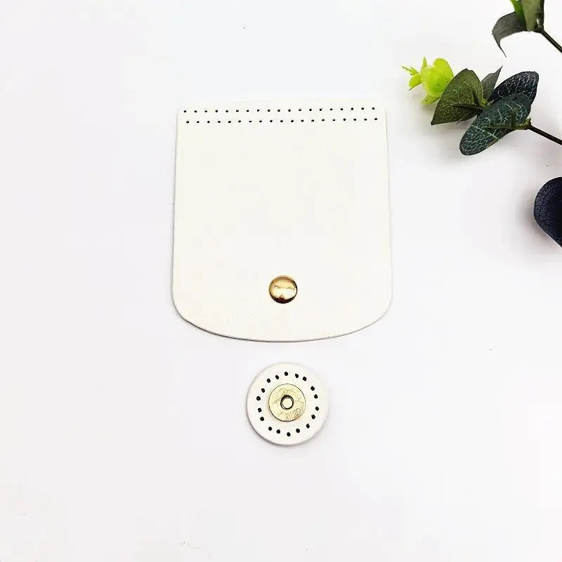 PU Leather Bag Flap Cover with Magnetic Snap – DIY Crochet Bag Bag Flap Accessory PLUSH A5