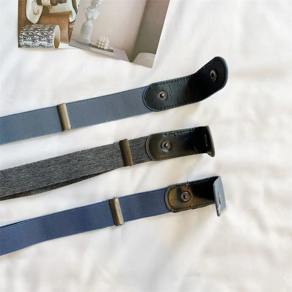 Women's Buckle-Free Elastic Invisible Belt – No-Hole Design Elastic Fashion Belt PLUSH