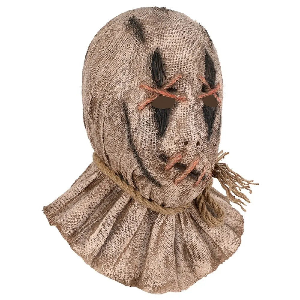 Latex Scarecrow Zombie Halloween Full Head Mask – Cosplay Halloween Latex Mask PLUSH