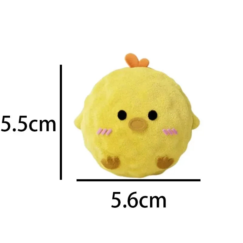 Plush Squeaky Bounce Ball Dog Toy – Interactive Cartoon Pet Toy Dog Squeaky Toy PLUSH Chick
